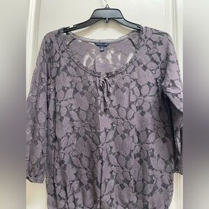 American Eagle Outfitters Lace Blouse - Lavender